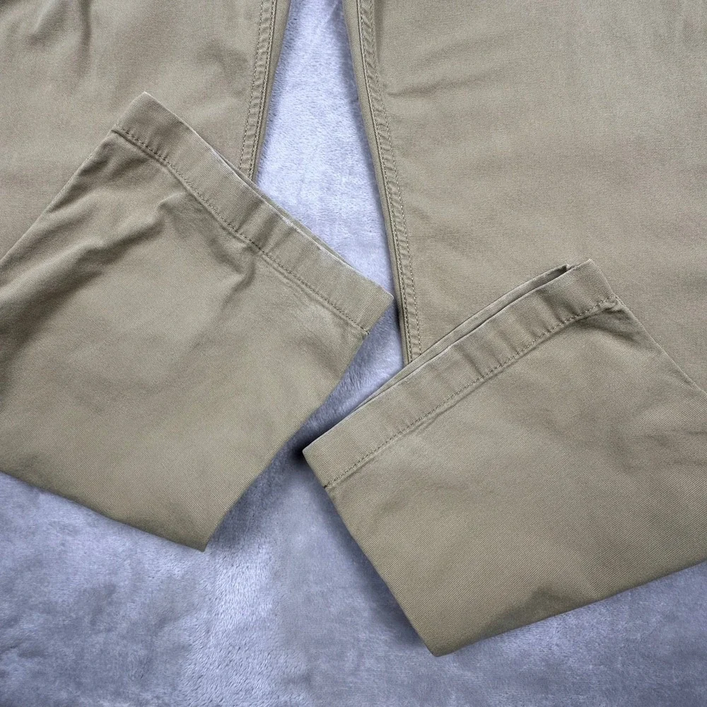 Carhartt Mens Relaxed Fit Cargo Pants Tan Canvas Workwear 40x32 Distressed READ
